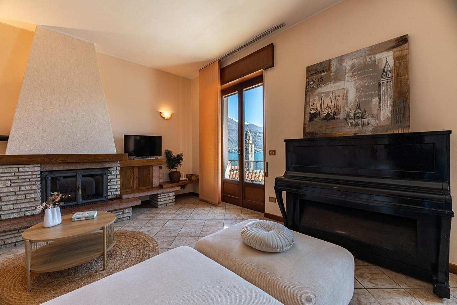 Appartamento Bellavista - Lake Como View - Near The Beach Cremia Exterior foto