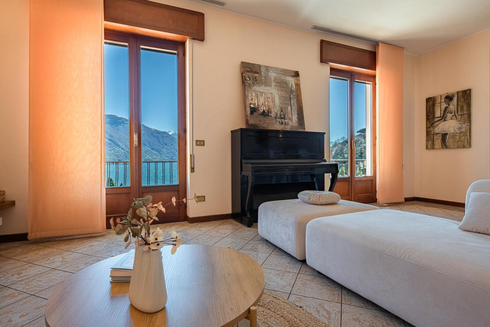 Appartamento Bellavista - Lake Como View - Near The Beach Cremia Exterior foto